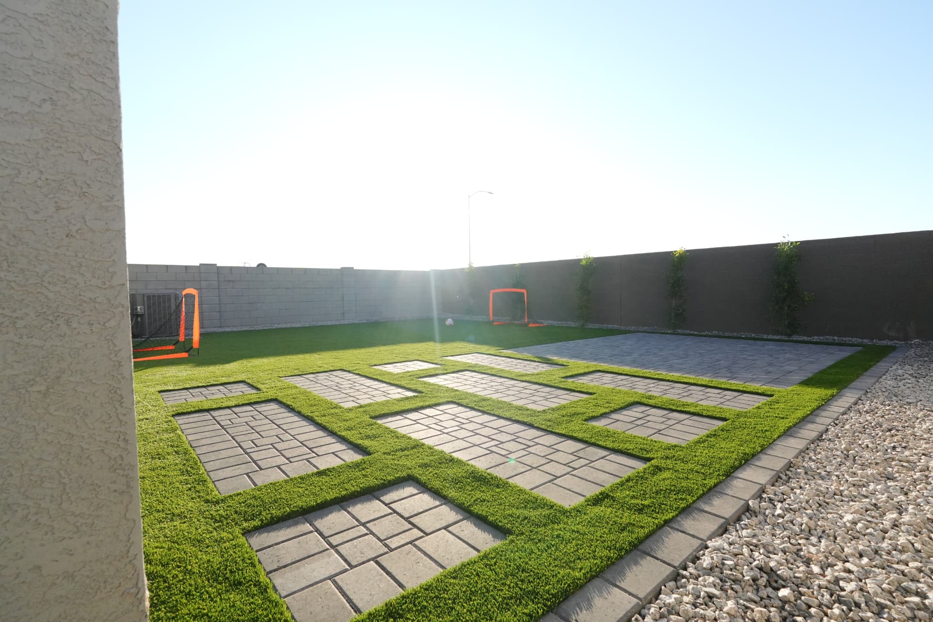 Private Soccer Yard — Full Backyard project in Queen Creek