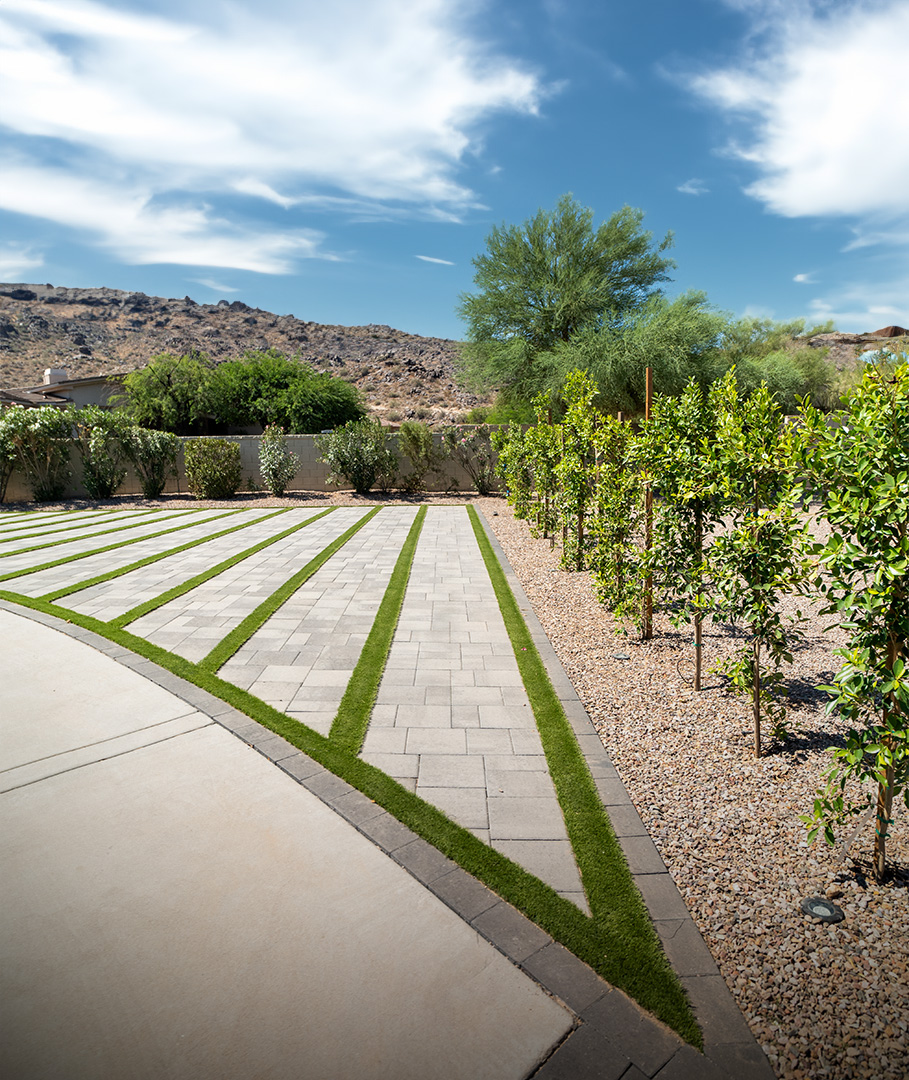 The Ribbon Court Residence — Pavers project in Paradise Valley